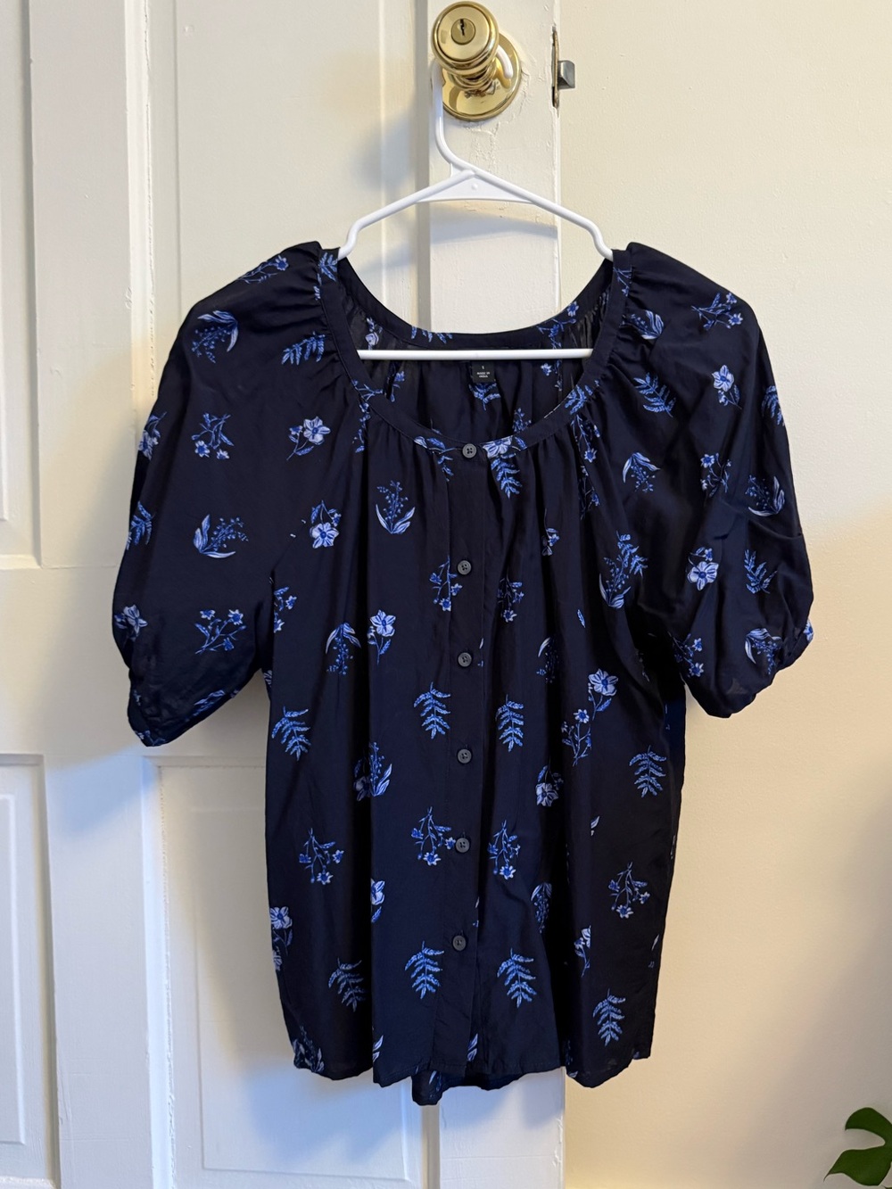 Blue Anne Taylor Blouse